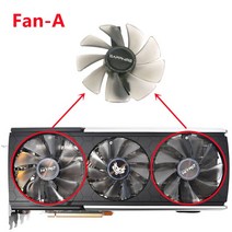 95MM 6PIN FDC10H12D9-C/FD10015M12D RX 5700 GPU 팬 사파이어 그래픽 카드 냉각, 01 Fan-A