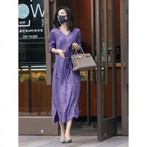 며느리룩 오피스룩 아나운서 하객 청담동 하객룩 결혼식 복장 원피스 상견례