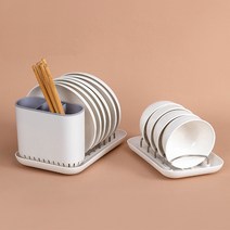 미니 식기건조대 컵 그릇 자주 작은 소형 원룸 슬림 설거지 건조대 다이소, 밥그릇거치대(화이트)