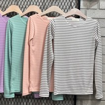 카밀 골지티셔츠)줄무늬 스트라이프 골지줄티 단가라티셔츠 줄골지티셔츠 라운드넥 기본티셔츠 단가라골지티셔츠 베이직티 단티