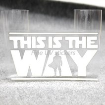 랩핑 데칼 다이 컷 스티커 이것은 길입니다 자동차 오프로드 용 데칼 여행 오토바이 레이싱 헬멧 자, 02 WHITE_02 15cm