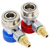 자동차 에어컨 AC 퀵 커플러 어댑터 매니폴드 냉각 R134a 커넥터 자동차 에어컨 피팅, 퀵 커넥터