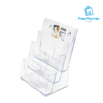 아크릴 A4꽂이 3단 홍보물거치대 팜플렛꽂이