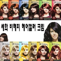세화피앤씨 비해피 헤어 컬러 크림 2개, 6M(딥다크레드브라운)