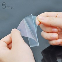김용석생활연구소 투명 양면 부착 스티커 양면테이프 강력접착 10P, 10개