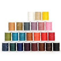 마이레더툴 가죽공예 폴리 왁스 폴리왁스사 24가지 칼라 *개당가격* 칼라선택, 140m, 4호(0.4mm)-화이트01