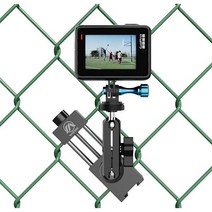 GoPro 스마트폰용 액션 카메라 펜스 마운트 백스탑 간단한 사용법 알루미늄 합금 야구 기록용 폰 소프트볼 테니스 게임