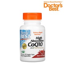 닥터스베스트 코큐텐 100mg 60캡슐 코엔자임큐텐 CoQ10 유비데카레논 유비퀴놀, 1개