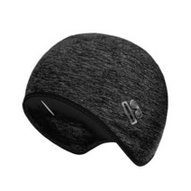 겨울 사이클링 캡 바람막이 열 스키 달리기 남성용 모자 헬멧 라이너 발라클라바 자전거 액세서리, 01 Black