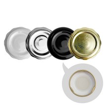[MIR] 뚜껑_철캡(38mm_40mm_53mm_58mm), 1개, 38mm(실버)(쥬스용)