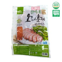 산야초 발효 훈제오리 무항생제 슬라이스 참프레 1KG, 단품, 단품