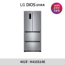 LG전자 LG DIOS 김치톡톡 스탠드 김치냉장고 K415S14E 402L