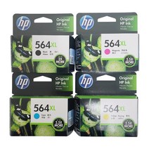 HP 564XL 정품잉크 5520 5510 C309a 대용량 4색세트, 1개