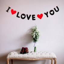 프로포즈 이벤트용 I Love You 꾸미기 장식 100일기념