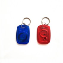 액세스제어 IC ID UID 13.56MHZ 듀얼 칩 주파수 RFID 125KHZ T5577 EM4305 변경 가능 쓰기 재기록 복합 키 태그 Keyfob 카드, [02] 파란