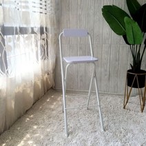 바테이블의자 바체어 높은의자 홈바체어 접이식 스틸 우드 바 의자 편안한 등받이 바 의자 두꺼운 발 커버 주방 의자 멀티 장면 식당 의자, seat height 70cm 3