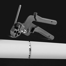 ZZJJC 201 재질 스테인리스 스트랩 자체 잠금식 스트랩 4.6*300 선박용 교통케이블 금속 스트랩표지판, 4.6*300【201재100줄-