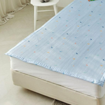 모던하우스 [모던하우스] 쁘띠디노 소프트워싱 줄누빔 패드 110X200 블루, 단품