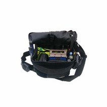 Atlas 46 벤자민 전기 기사/기술자 가방 - 블랙 | 미국 제조, 검은색