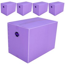 네오비 이사박스 5개묶음, 보라, 5호(600×380×430)