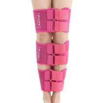 레그익스텐션 하체운동 실내운동기구 3개/대 실리콘 O 다리 벨트 교정 밴드 자세, 01 Pink_03 XL