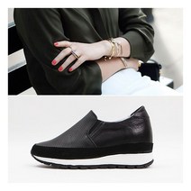 티투알 7cm키높이슬립온 브릿지 W67 블랙 화이트
