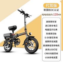 알루미늄 합금 접이식 전기 자전거 경량 휴대용 전원 운전, [03] 30AH
