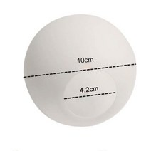 형광등 덮개 사무실 거실 조명 커버 흰색 유리 전등갓 밀키 글로브 전등갓 피팅 램프, d10cm-4.2cm