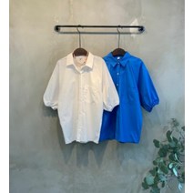 씨샵인더룸 / 페튼 래글런 포켓 퍼프 반팔 셔츠 2color