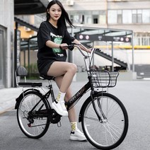 미니벨로 접이식 자전거 16인치 산책용 라이딩 공원 카본 경량 소형 장거리용 가벼운 폴딩, 22인치, 베이지/가변속도/솔리드타이어/탑매치