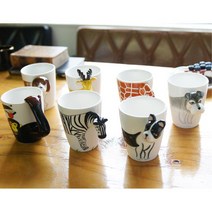 동물 모양 3D디자인 선물용 머그컵 주방용품 커피잔 머그잔, 비글