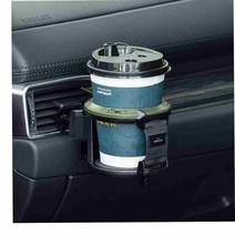제네시스 앞좌석 컵거치대 차량용 음료거치대 컵받침대 자동차수납 컵꽂이 커피컵홀더 테이크아웃홀더 핫컵, PF-361 다크그린