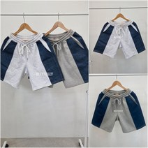 영앤클래시 남자 배색 반바지 유니크 특이한 데님 반바지 M올리졸리3m5w88