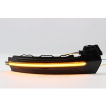 다이나믹 스크롤 LED 턴 시그널 라이트 아우디 A3 S3 8V 2014 2020 미러 인디케이터 블링 어 스위핑 2 피, 한개옵션0