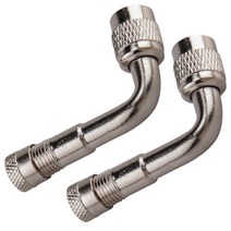 밸브 2Pcs 오토바이 황동 45 90 135 각도 구부러진 밸브 팽창기 커넥터 타이어 튜브 확장 어댑터 트럭 자동, 06 90 degrees