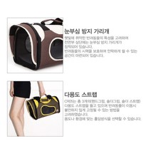중현경슬링백 애완견가방 강아지보자기 눈부심방지 숄더 핸드그립, 상품선택, 그린옐로우