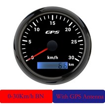 자동차속도계 hud 헤드업 디스플레이 오토바이 선박용 85mm gps 7 색 백라이트, 30kmh