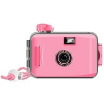 일회용 레트로 필름 카메라 방수 포인트 앤 촬영 28mm 렌즈 1XCB 270450, 05 pink