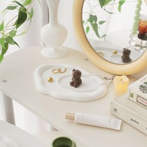 인테리어 화이트 석고 트레이 4type 인센스 악세사리 소품 초 받침 향받침대
