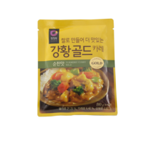 청정원 강황골드 카레 80g, 순한맛80g, 15개