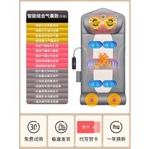ack 경추 마사지 기기 등 허리 어깨 목 다기능 전신 의자 앉다 눕다 침대 매트리스 전동, 규격 없음, 307 그레이