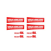 TE37 SL Volk 레이싱 광선 엔지니어링 스티커 JDM 바퀴 용 8pcs 휠 림 데칼, 09 은