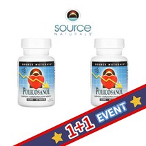 소스내추럴스 1+1 옥타 헥사 코사놀 트리아콘타놀 폴리코사놀 10mg 60정 칼슘, 1개, 기본