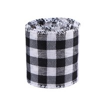 선물상자 리본 포장박스 인쇄 삼베 트리 화환 격자 활 와이어 가장자리, 3.3 Grid width 1cm - width 63M
