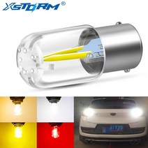 자동차전조등 1156 1157 led 전구 ba15s bay15d p21w p215w led r5w r10w 자동차 방향 지시등 역 램프 개 암 나무 열매 12v 자동차 호환, 따뜻한 화이트, 1157 베이15d p21-5w