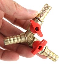 Y형 가스 커넥터 밸브 조인트 파이프 어댑터 급수 커넥터 Y형 분배기, 단품