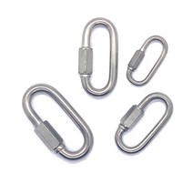 리우툴 스텐 퀵링크 비너 잠금장치 연결고리 강철 등산고리, 스텐퀵링크12mm