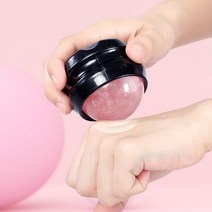 롤링지압 종아리 마사지볼 지압 롤러 팔 핸드마사지기 어깨 회전, 그린