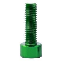 1/4pcs 자전거 병 케이지 나사 m5 × 15mm 초경량 알루미늄 홀더 볼트 MTB 도로 액세서리 7 색, 14 1PC Green