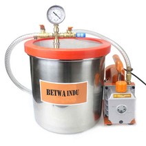 에어컨 진공펌프 3 갤런 진공 챔버 키트 스테인리스 스틸 325 CFM 110V 220V 펌프 HVAC, 220V-240V 50HZ+UK